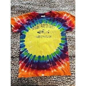 Youth Tie-Dye Lake Vermillion T Shirt Size L